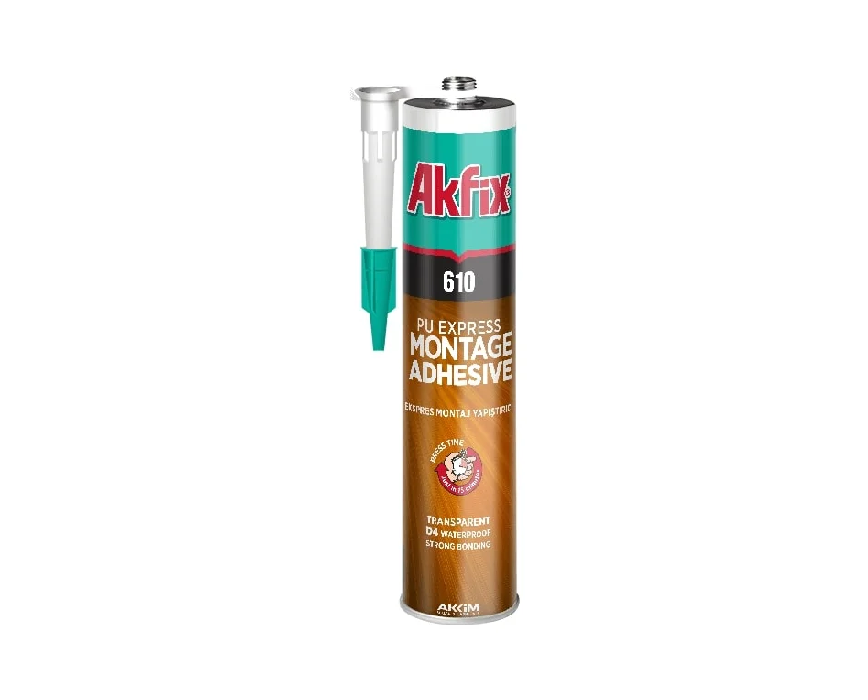 Клей экспресс Akfix 610 однокомпонентный прозрачный (310 мл)