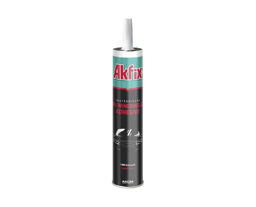 Клей-герметик Akfix Windshield Fast для вклейки стекол черный (300 мл)
