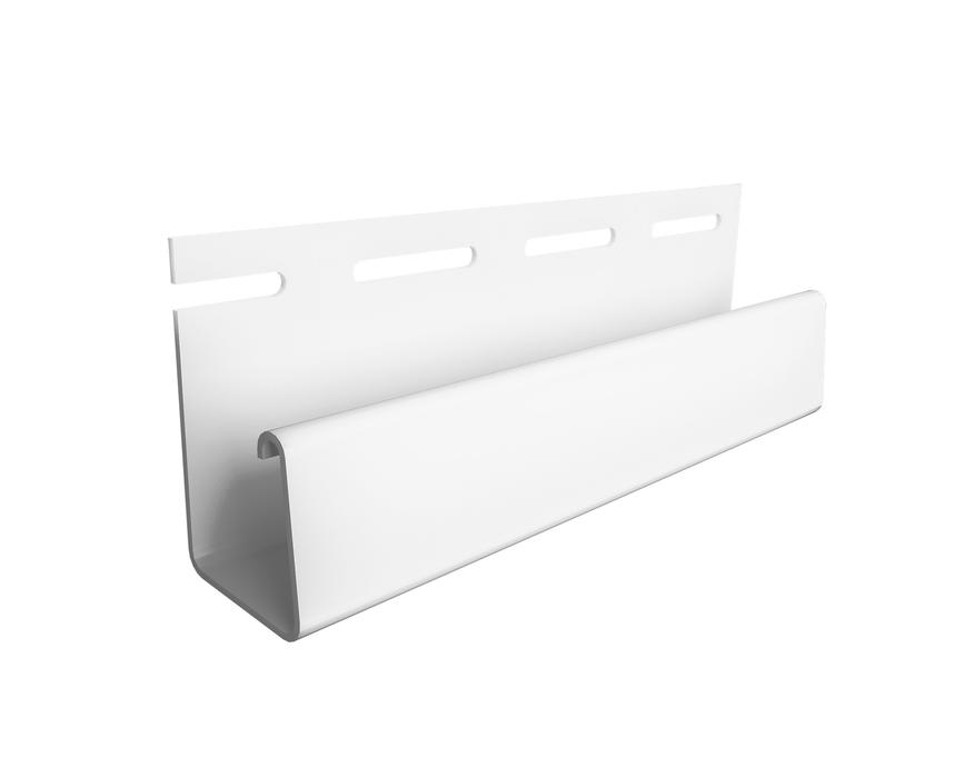 Профиль для сайдинга и фасадных панелей Docke J18 белый