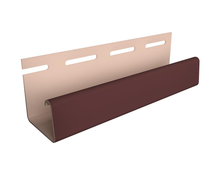 Профиль для сайдинга и фасадных панелей Docke J26 табачный