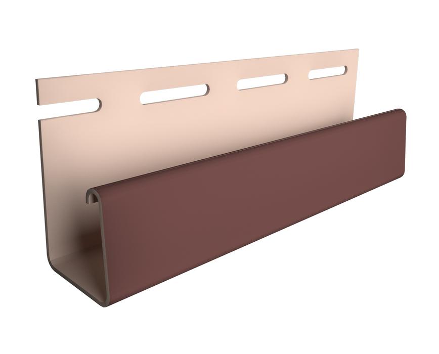 Профиль для сайдинга и фасадных панелей Docke J18 табачный