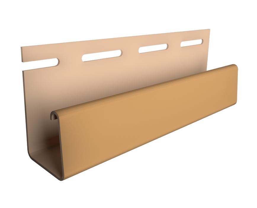 Профиль для сайдинга и фасадных панелей Docke J18 каштановый