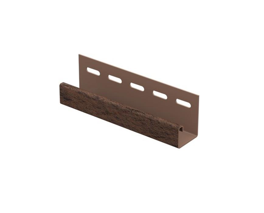 J-планка Ю-Пласт Стоун-Хаус камень жженый 3050 мм