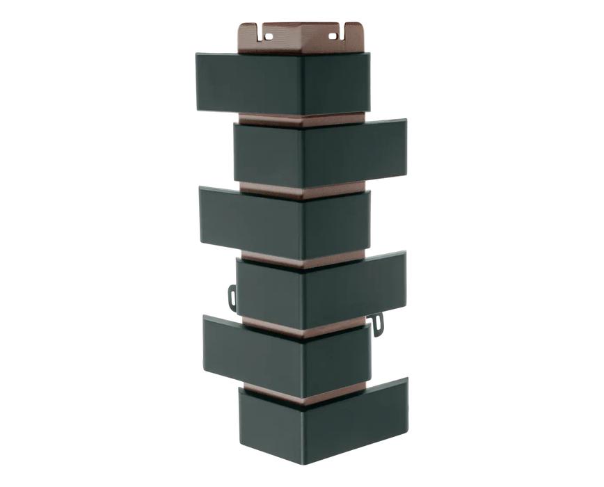 Угол наружный Кирпич клинкерный Альта-Профиль Графит 450х160 мм