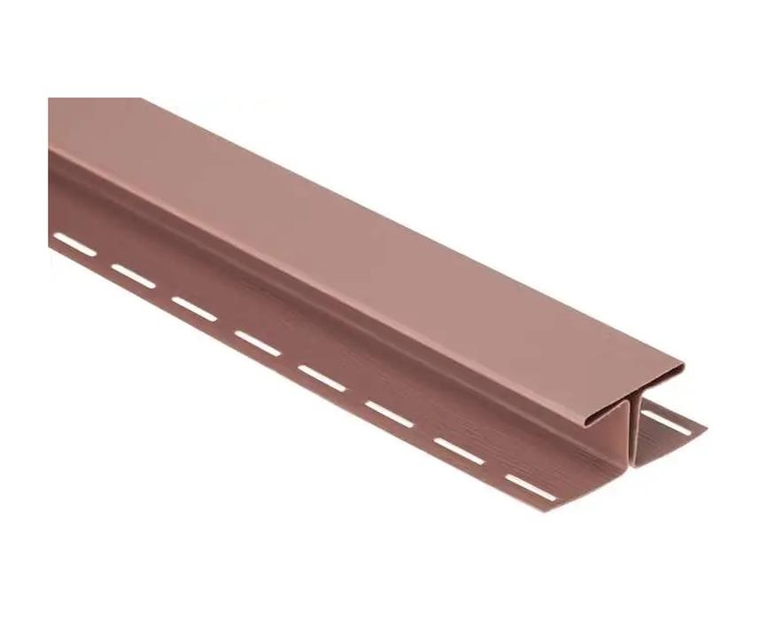 Планка соединительная Канада+ Премиум Т-18 Красно-коричневая 3000 мм