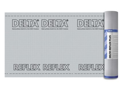 Пленка пароизоляционная Delta-Reflex с алюминиевым рефлексным слоем (75 м2)