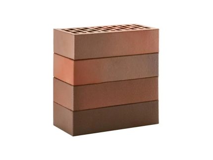 Кирпич лицевой пустотелый ЛСР 1NF Гладкий Красный флэш ультра