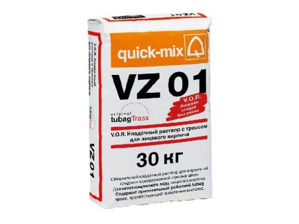 Раствор кладочный Quick-mix VZ 01 V.O.R. B светло-бежевый 72202 30 кг