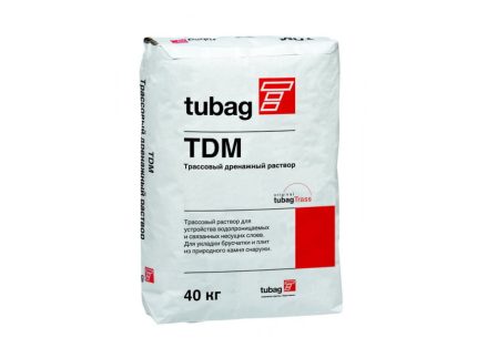 Трассовый дренажный раствор tubag TDM, 40 кг