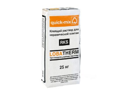 Клеящий раствор для клинкерной плитки quick-mix RKS, 25 кг