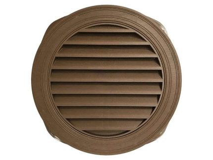 Вентиляционная решетка Sedeco круглая 560 мм Коричневая