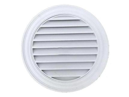 Вентиляционная решетка Sedeco круглая 560 мм Белая