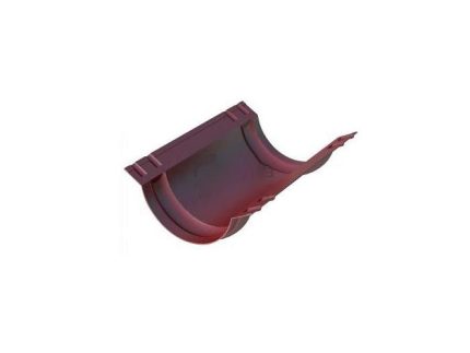 Ендова верхняя полукруглая R90х220х2570 мм 0.4мм Полиэстер RAL 3005 Красное вино