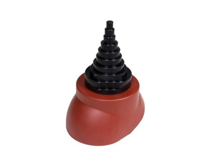 Антенный ворот Vilpe для антенн и труб 12-90мм ЭПДМ резина красный