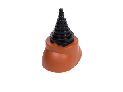 Антенный ворот Vilpe для антенн и труб 12-90мм ЭПДМ резина кирпичный