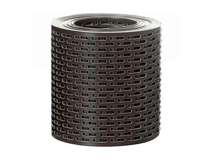 Лента карнизная вентиляционная BORGE 100х5000мм, ПВХ RR32 (Серо-коричневый)