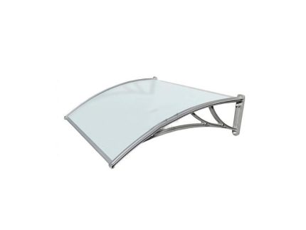 Козырек Fakro StopRain 1200 мм Кронштейн - серебристый, Поликарбонат - серебристый (КС-ПС)